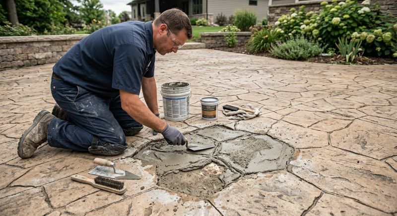 Decorative Concrete Repair in Park City, UT