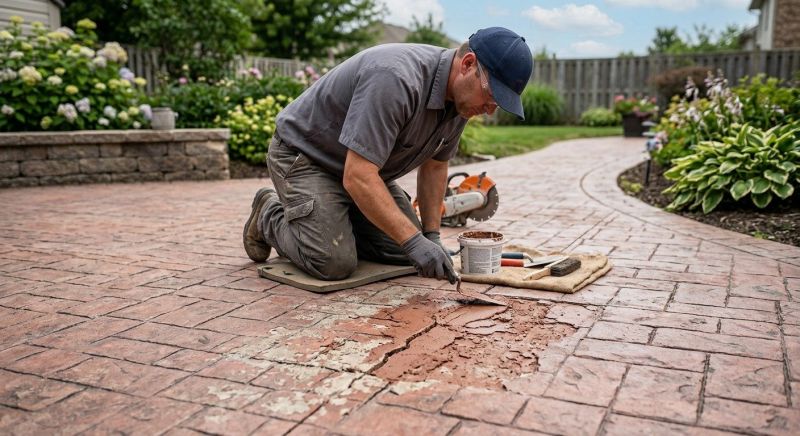 Decorative Concrete Repair in North Fort Myers, FL