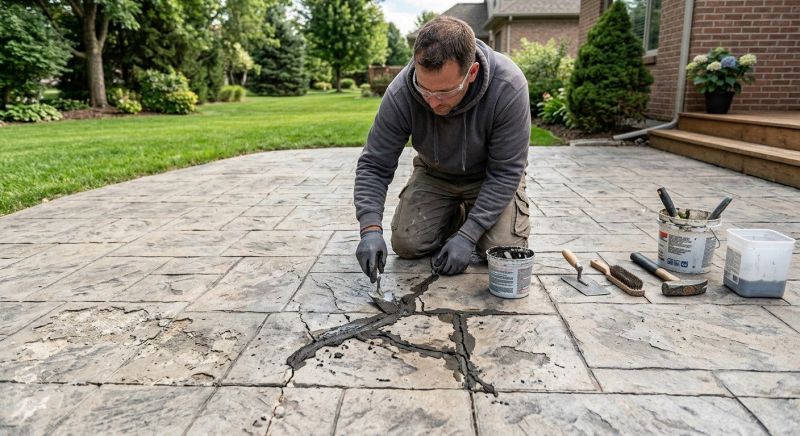 Decorative Concrete Repair in York, PA